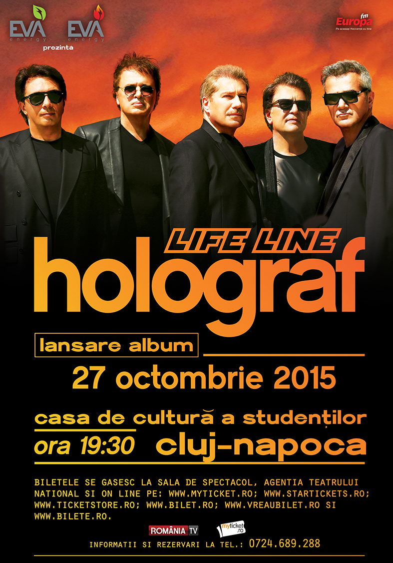 Holograf Life Line Poster Cluj