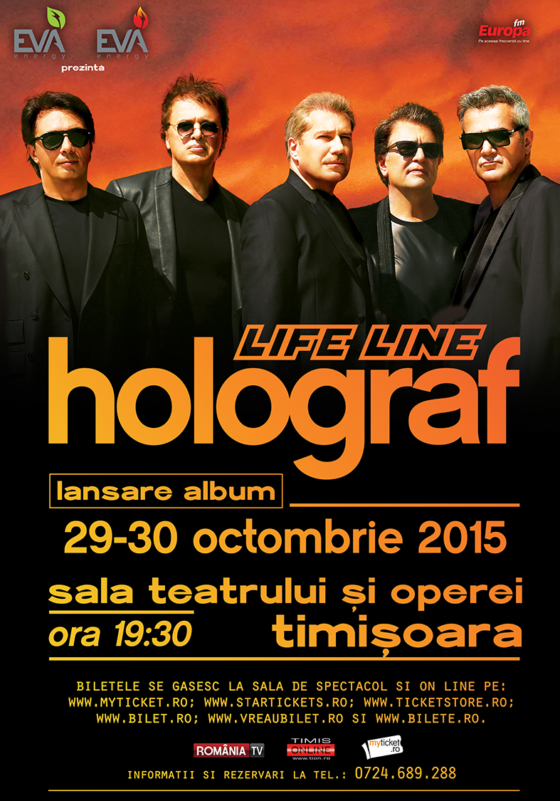 Holograf Life Line Poster Timisoara