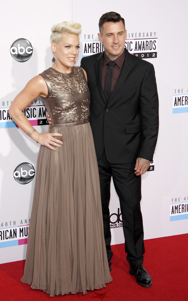 Pink Carey Hart Tinseltown shutterstock