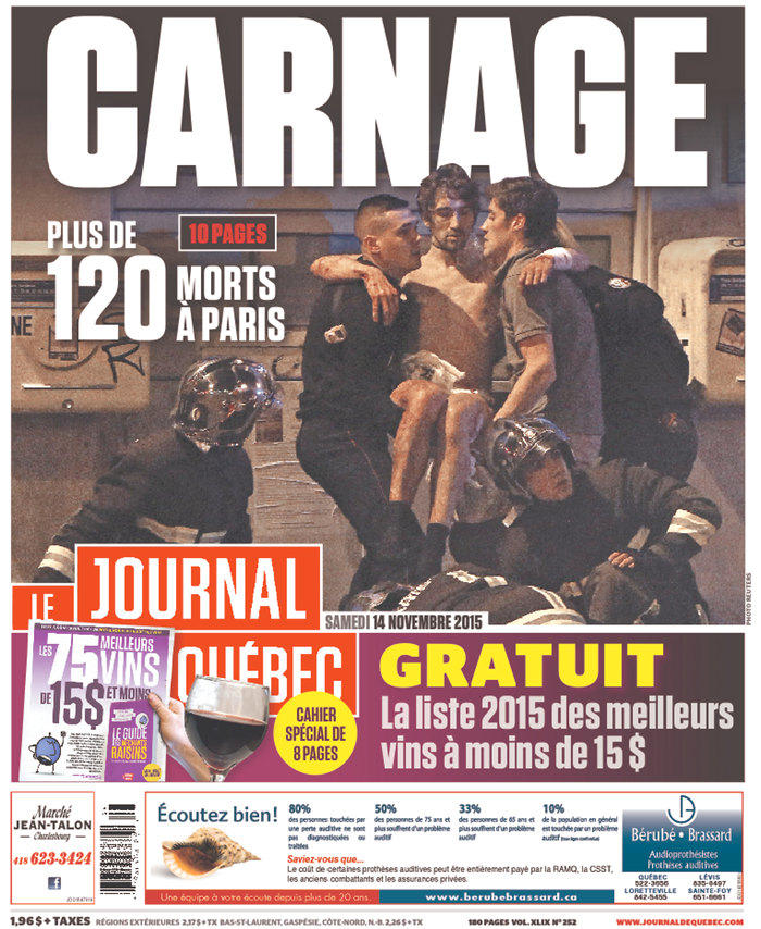CAN_Le Journal de Quebec 14 NOIEMBRIE 2015