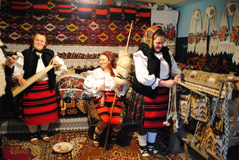 Șezătoarea din satul Botiza, județul Maramureș