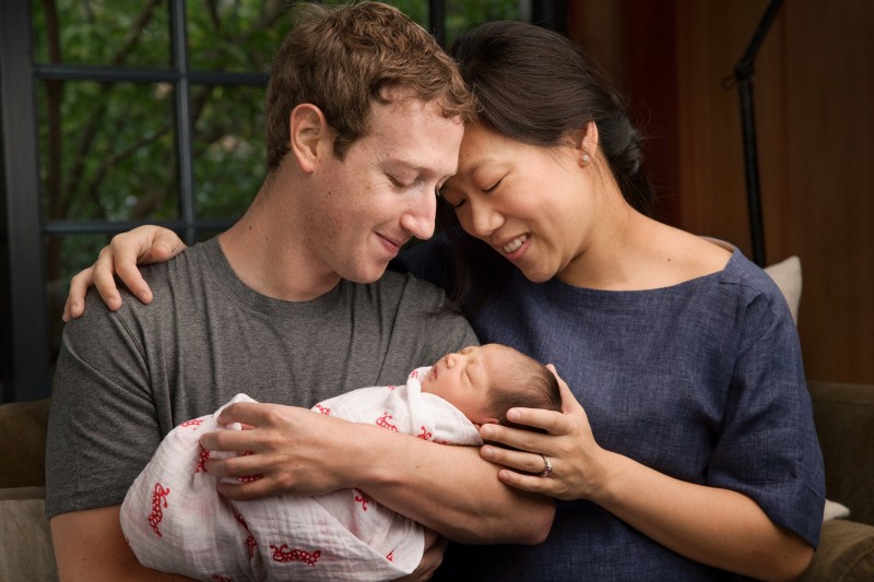Mark Zuckerberg fetita