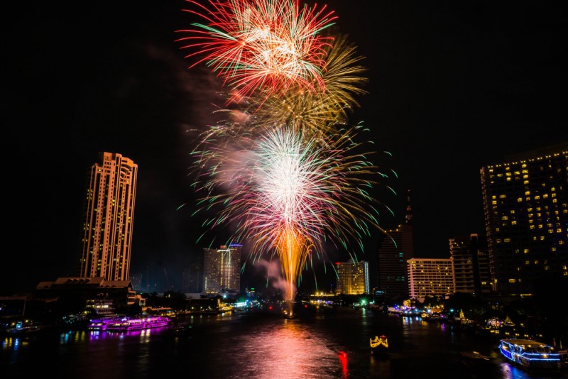 artificii bangkok thailanda shutterstock
