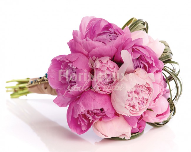 buchete de mireasa bujori