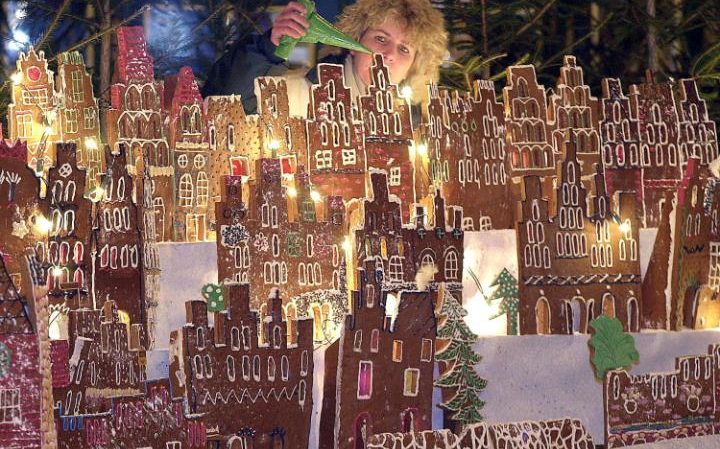 orasul Rostock din turta dulce