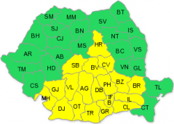ANM a emis cod galben de ger. Vor fi minime chiar și de -25 de grade