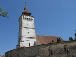 Braşov: S-a prăbușit turnul bisericii evanghelice din Rotbav