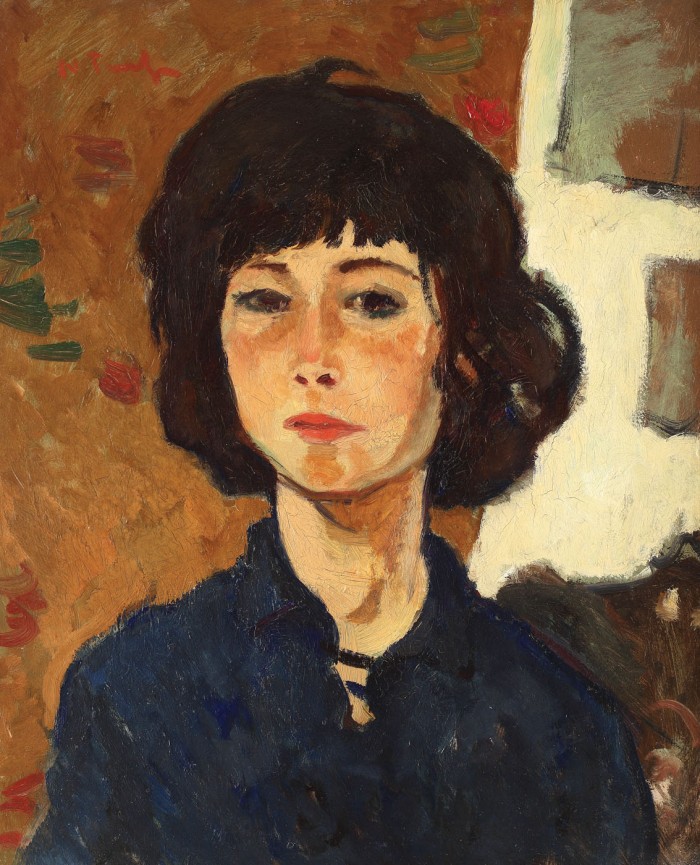 Tabloul Bluza albastră de Tonitza