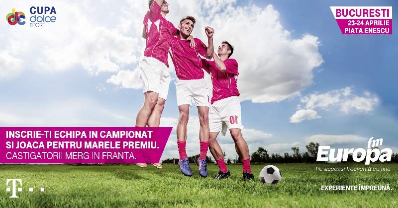 cupa dolce sport in Bucuresti cu Europa-FM