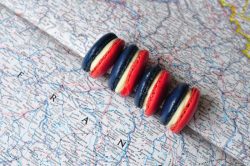 bleu blanc rouge macarons francais