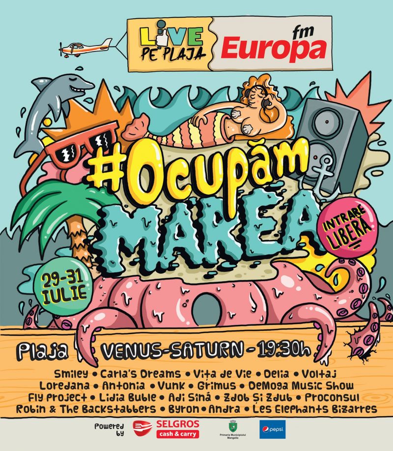 Europa FM Live pe Plaja 2016 - #OcupamMarea