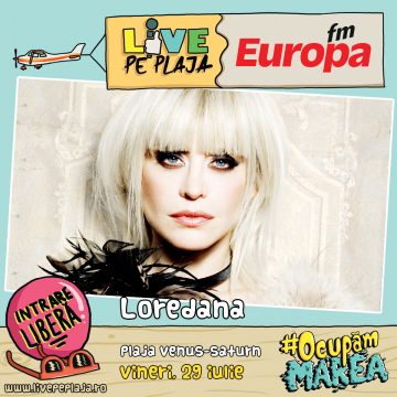 Loredana te aşteaptă la Europa FM Live pe Plajă 2016 – VIDEO