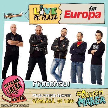 Proconsul te aşteaptă la Europa FM Live pe Plajă – VIDEO