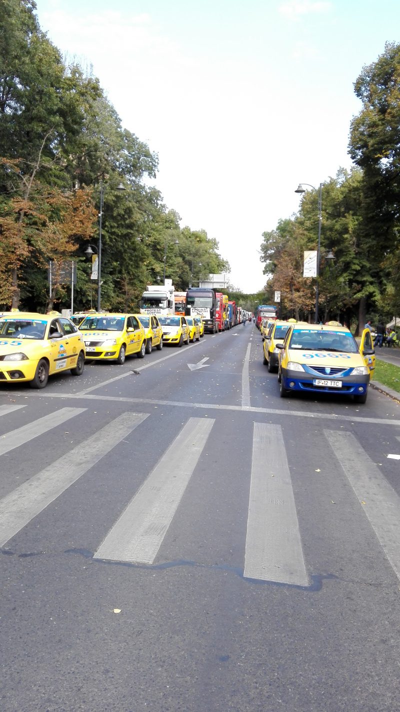 protest-transportatori-taxi-bucuresti