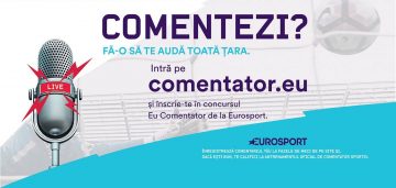 Eurosport caută un comentator de fotbal din rândul fanilor din România