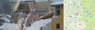 Cinci cutremure au afectat centrul Italiei.  Cel mai puternic a avut magnitudinea 5,7