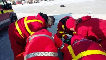 Intervenție SMURD la Uzlina, în Delta Dunării: Un pacient a fost preluat cu elicopterul