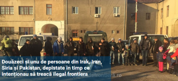 100 de euro – pentru fiecare migrant ajutat să traverseze România. DIICOT Arad: 20 de traficanți de migranți, capturați joi