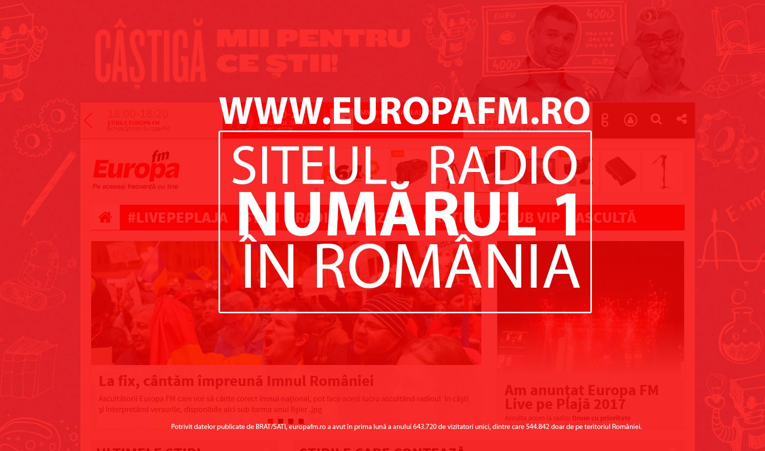 Europa FM, cel mai de încredere post de radio pentru știri și online