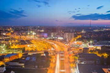 Cum se vede Bucureștiul de pe Pasajul Basarab – GALERIE FOTO