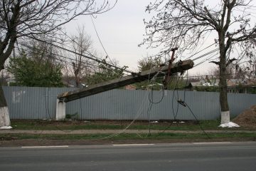 Galați: Mii de gospodării fără curent electric și apă