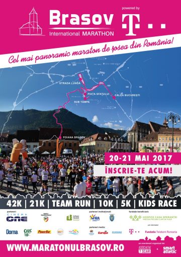Ultimele zile de înscrieri online la Maratonul Internațional Brașov 2017