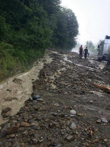 DN1A, blocat între Măneciu și Cheia – FOTO