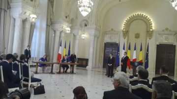 Conferință de presă comună susținută de Klaus Iohannis și  Emmanuel Macron – VIDEO LIVE