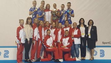 Medalii de aur şi bronz pentru România în finalele Europenelor de gimnastică aerobică