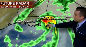 Uraganul Nate a atins Louisiana