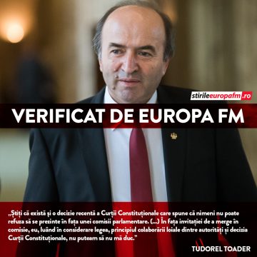 VERIFICAT DE EUROPA FM | Era sau nu obligat ministrul Justiției să meargă în Parlament cu Legile Justiției?