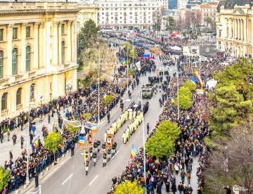 Cortegiul funerar al Regelui Mihai I, la Patriarhie