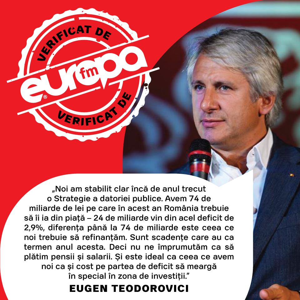 VERIFICAT DE EUROPA FM | Se împrumută sau nu Guvernul ca să plătească pensii și salarii? – AUDIO