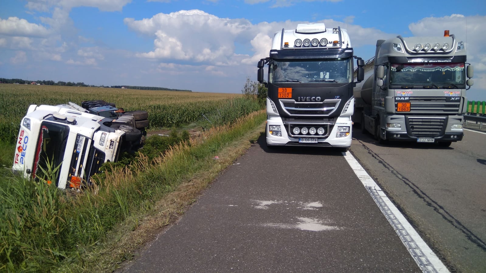 Circulaţia  pe sensul către Constanţa al autostrăzii A2 Bucureşti – Constanţa a revenit la normal