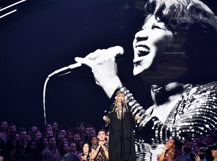 Tributul bizar al Madonnei adus regretatei Aretha Franklin