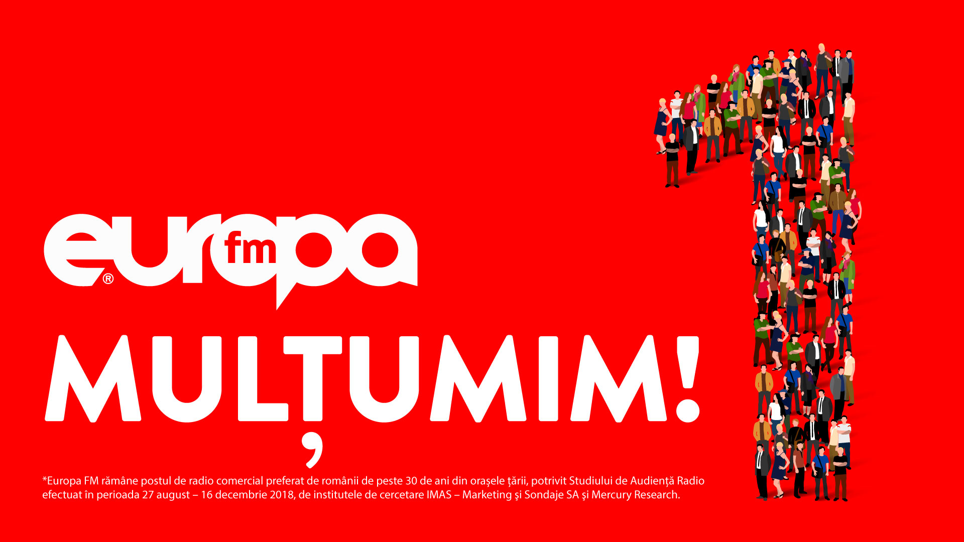 submarino ácido por otra parte, Europa FM este radioul preferat al românilor cu vârsta de peste 30 de ani : Europa  FM