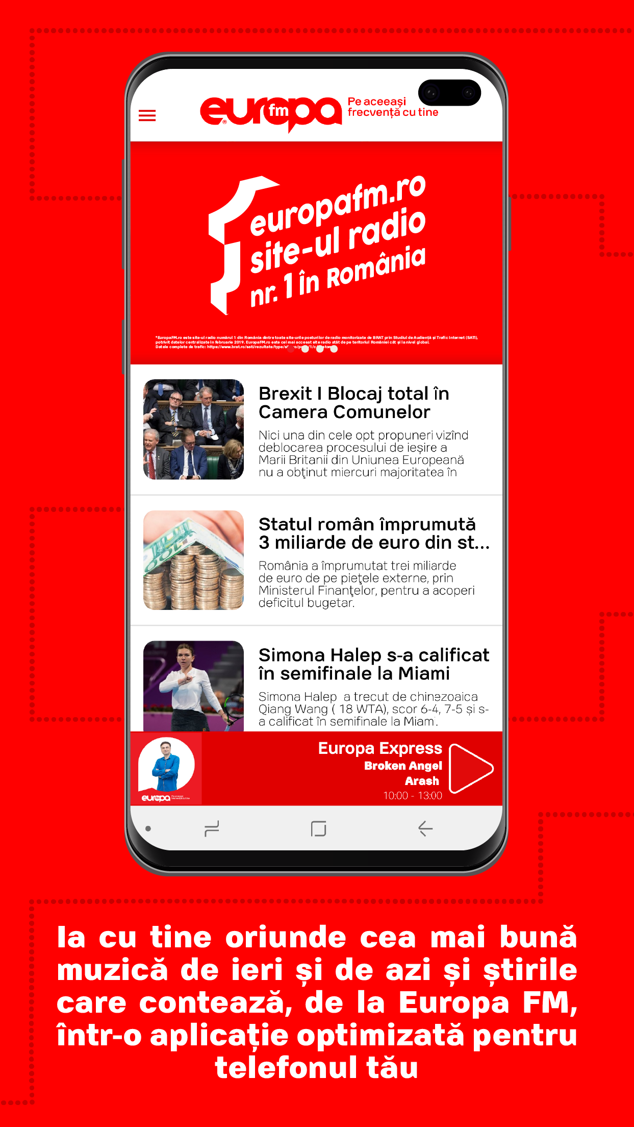 O Nouă Aplicație Europa Fm Pentru Android și Ios Europa Fm