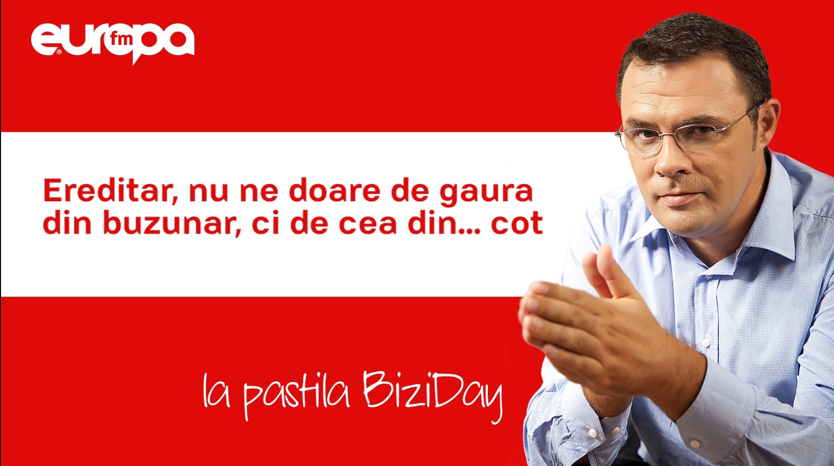 BIZIDAY: Ereditar, nu ne doare de gaura din buzunar, ci de cea din… cot