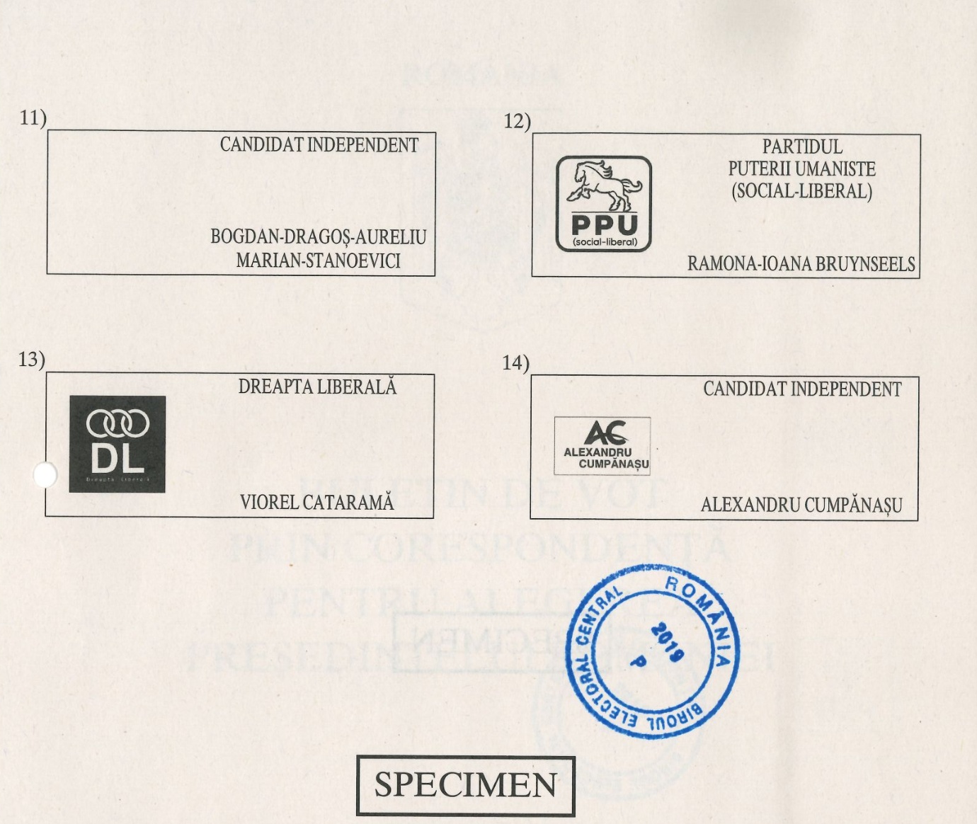 Cum Vor Arăta Buletinele De Vot La Alegerile Prezidențiale Europa Fm