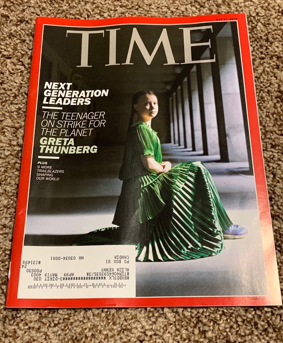 Time: Greta Thunberg, Personalitatea Anului 2019