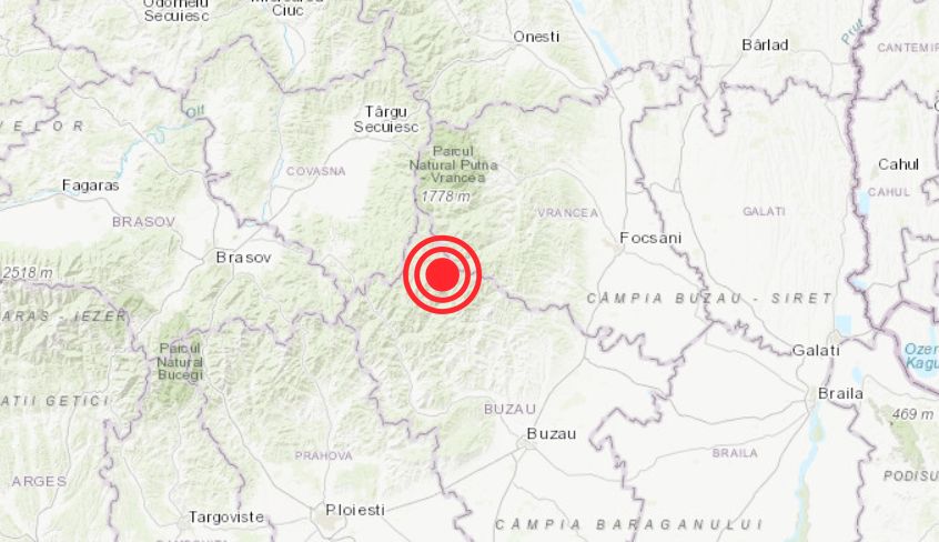 Cutremur în județul Buzău, înregistrat noaptea trecută