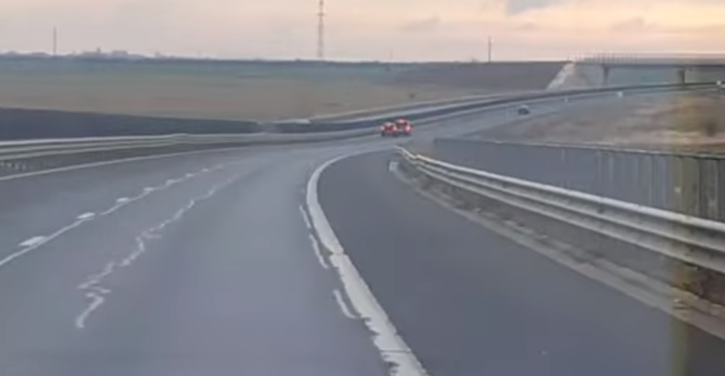 Șicane pe Autostrada Timișoara – Arad | VIDEO
