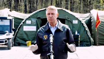 Iohannis, la spitalul militar de campanie din Otopeni: Împreună vom trece prin această criză! AUDIO