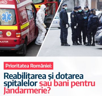 USR: În plină pandemie, statul român se împrumută ca să reabiliteze clădirile Jandarmeriei