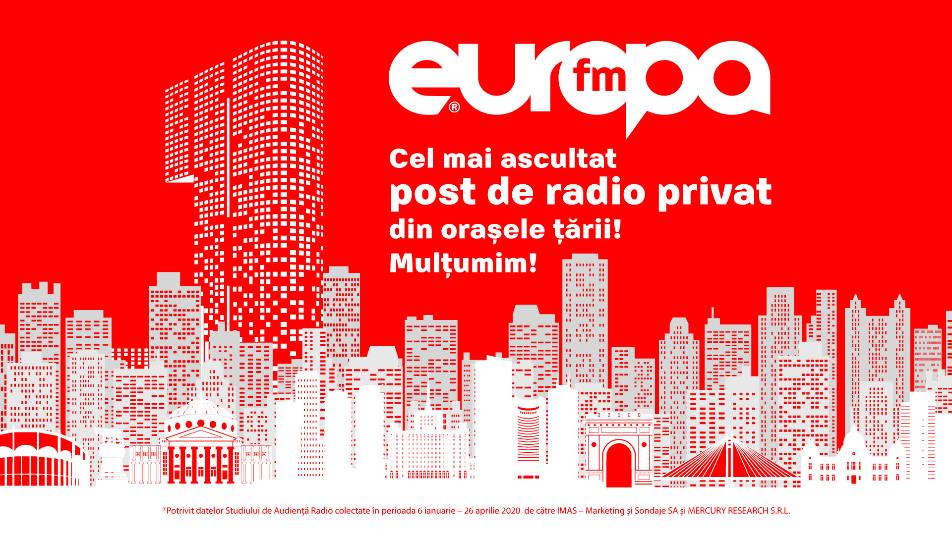 Indiferencia canta Mayo Europa FM este cel mai ascultat post de radio privat din orașele României : Europa FM Indiferencia canta Mayo Europa FM este cel mai ascultat post de radio privat din orașele României : Europa FM