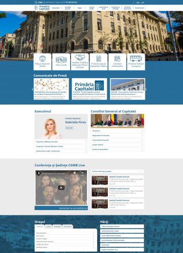 Primăria Municipiului București are un site nou: ”Gata cu statul la cozi, în fața ghișeelor”