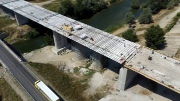 Podul peste Argeş de la Adunaţii Copăceni, redeschis cu 9 luni întârziere