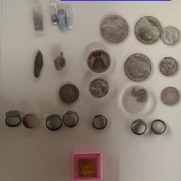 monede recuperate de la cautatori prin situri arheologicei
