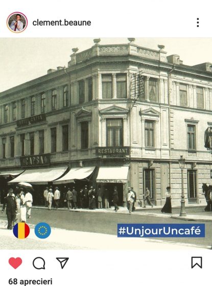 Ministrul francez al Afacerilor Europene face ”reclamă” cafenelei Capșa din București