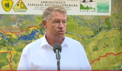 Klaus Iohannis, vizită în Parcul Comana din Giurgiu: Să protejăm această arie naturală | VIDEO